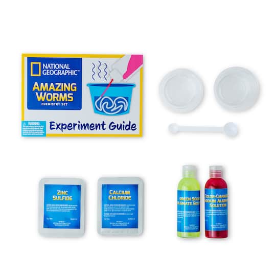 12 Pack: National Geographic&#x2122; Amazing Worms Chemistry Kit
